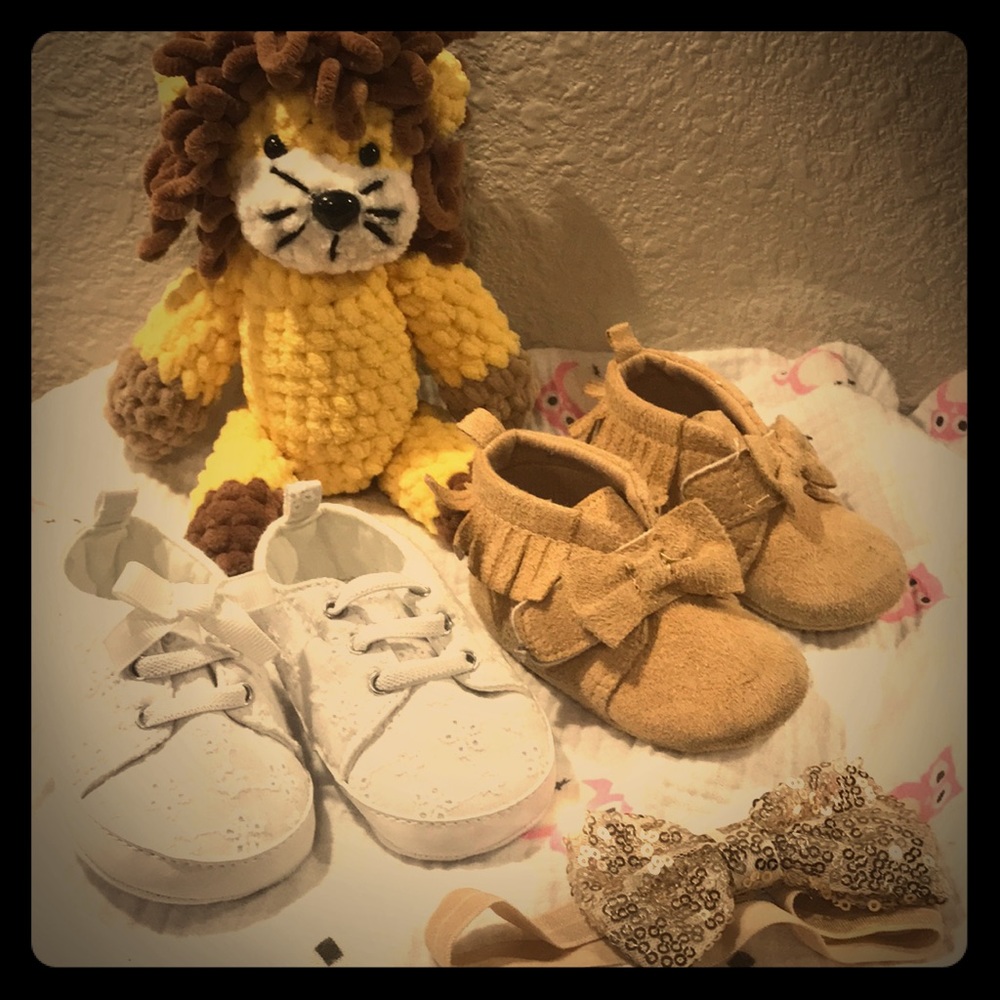 Baby Girl Crib Shoe Bundle